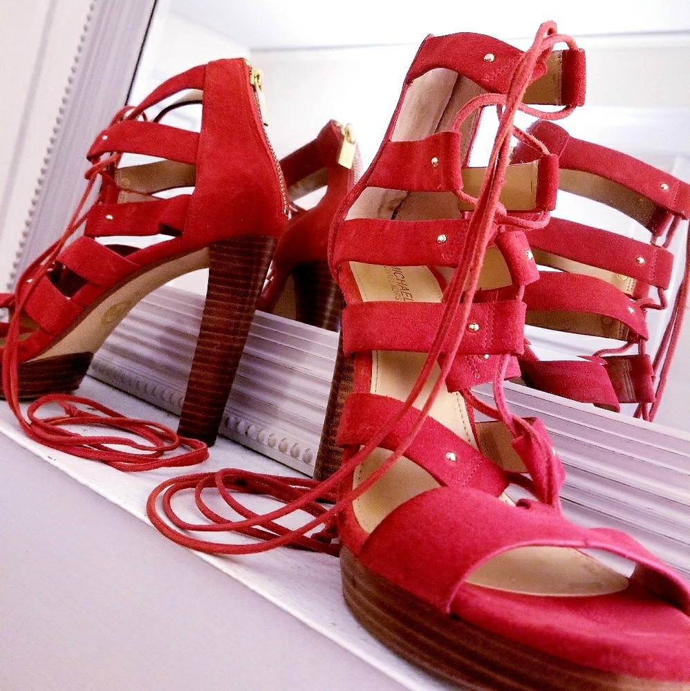 MICHAEL Michael Kors Sophia Gladiator High Heels